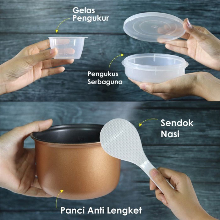 Cosmos Mini Digital Rice Cooker Putih 0,3 L - CRJ-1031 | CRJ1031